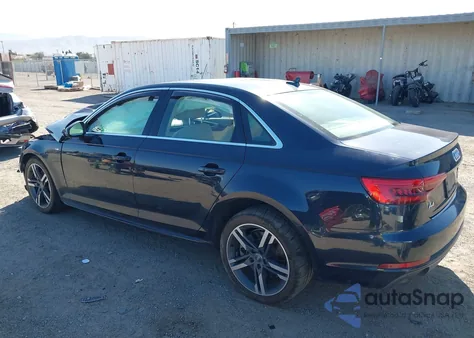 2017 Audi A4 2.0T Premium from USA, damaged, VIN WAUENAF4XHN069619